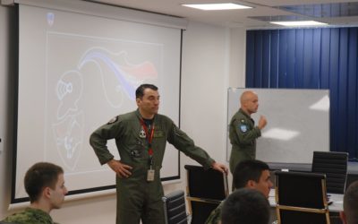 Kadeti zrakoplovnog voda u posjetu 91. krilu