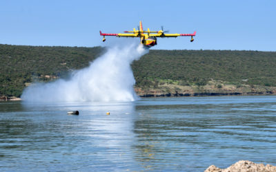 Protupožarne zračne snage HRZ-a gasile požar na Braču