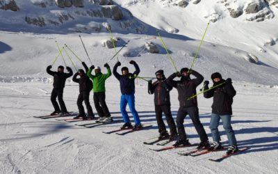 Vojni piloti na skijanju u Sloveniji