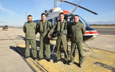 Prvi samostalni letovi kadeta na helikopterima Bell 206B3 Jet Ranger