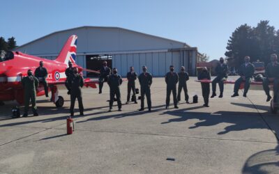 Akro grupa “Red Arrows” posjetila pilote “Krila Oluje”