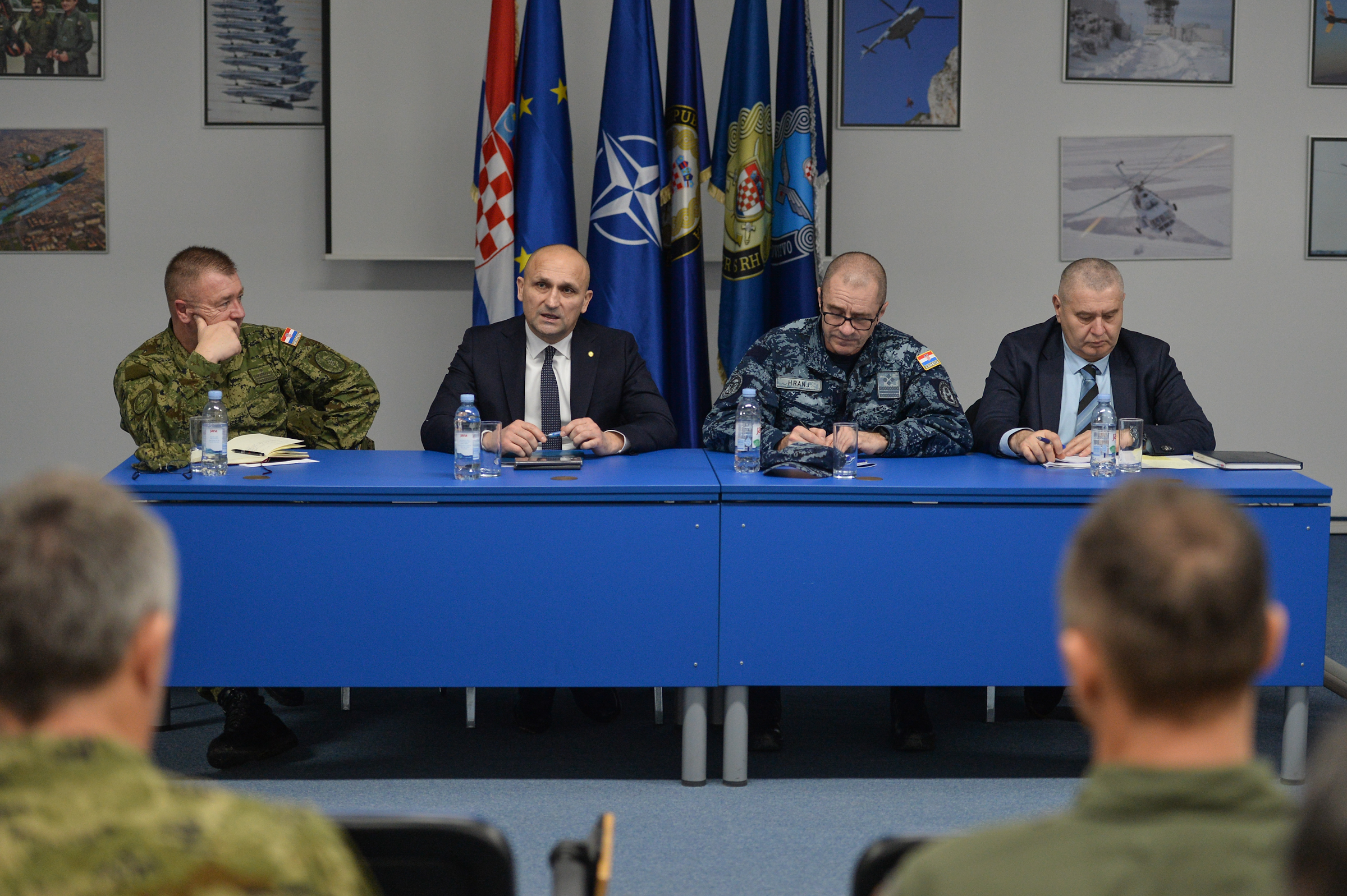 Ministar obrane Ivan Anušić u posjetu HRZ-u