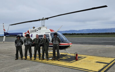 Prvi samostalni let 29. naraštaja učenika-letača na helikopteru Bell