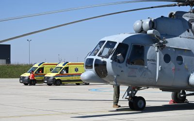 Helikopterom HRZ-a u Hrvatsku stigle tri ozlijeđene osobe stradale u požaru u Sjevernoj Makedoniji