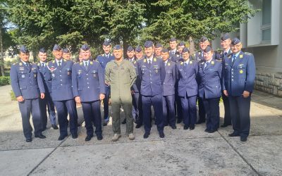 Pripadnici Časničke škole Ratnog zrakoplovstva Savezne Republike Njemačke posjetili Središte za obuku HRZ-a